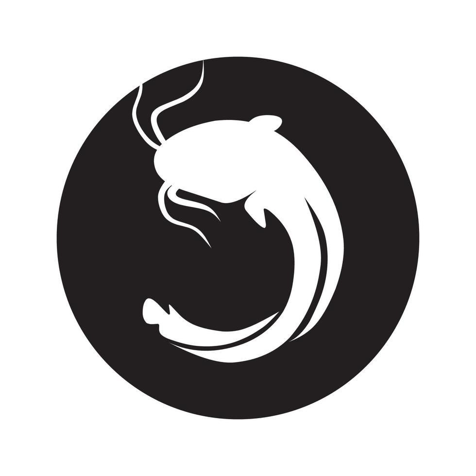 catfish icon vector