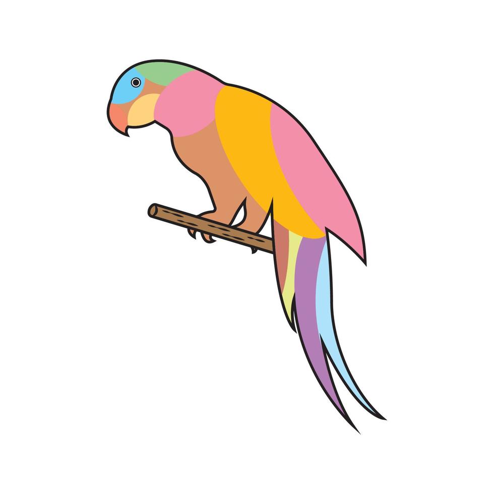 parrot icon vector