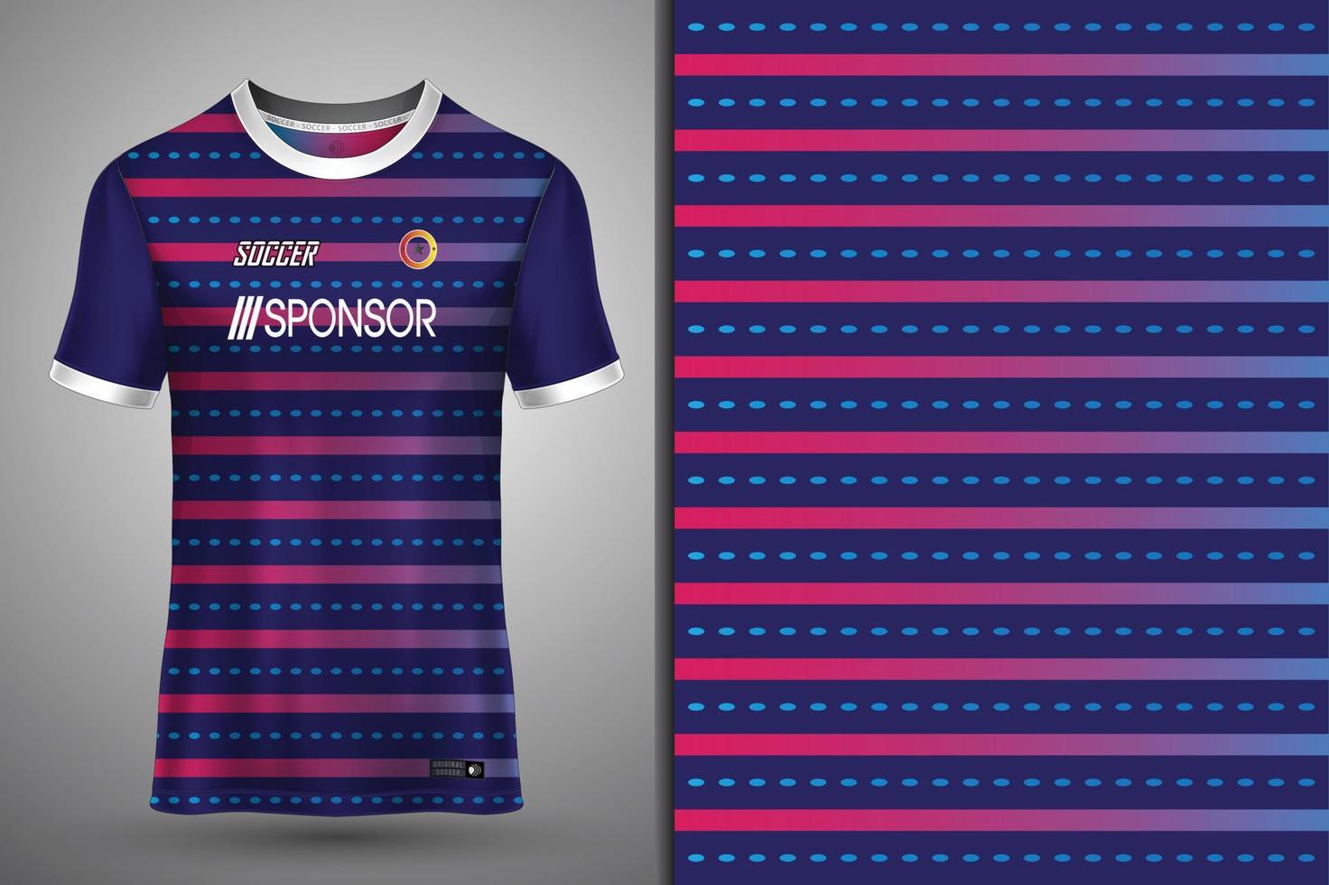 Sports jersey design for sublimation vector