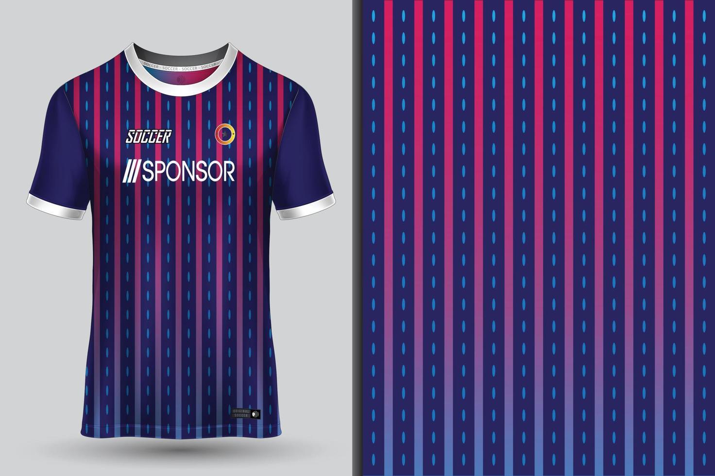 Sports jersey design for sublimation vector