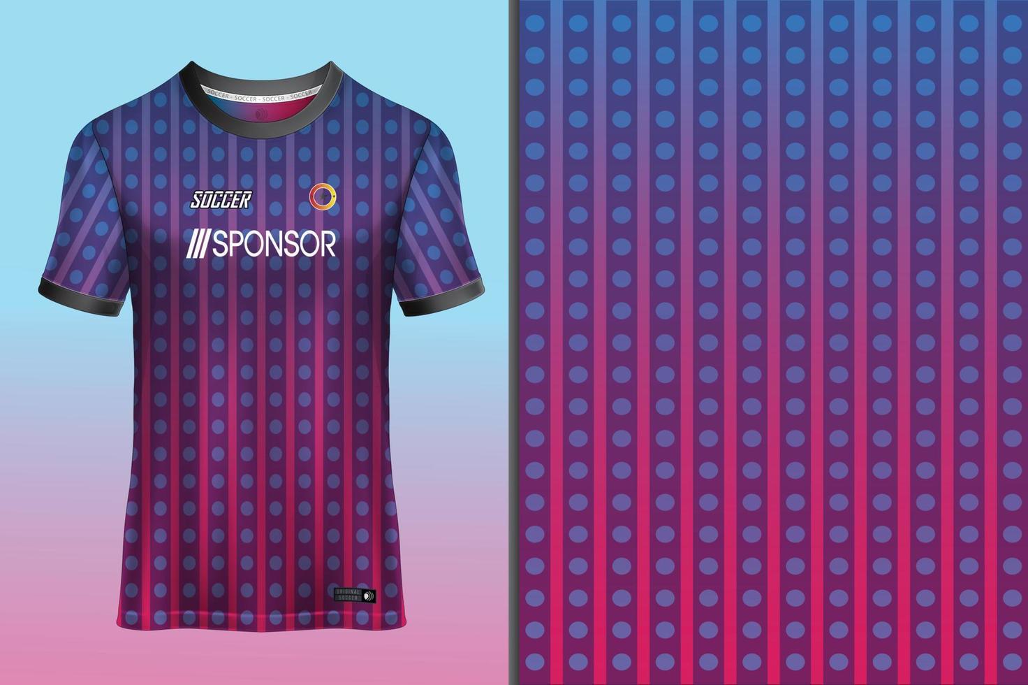 Sports jersey design for sublimation vector
