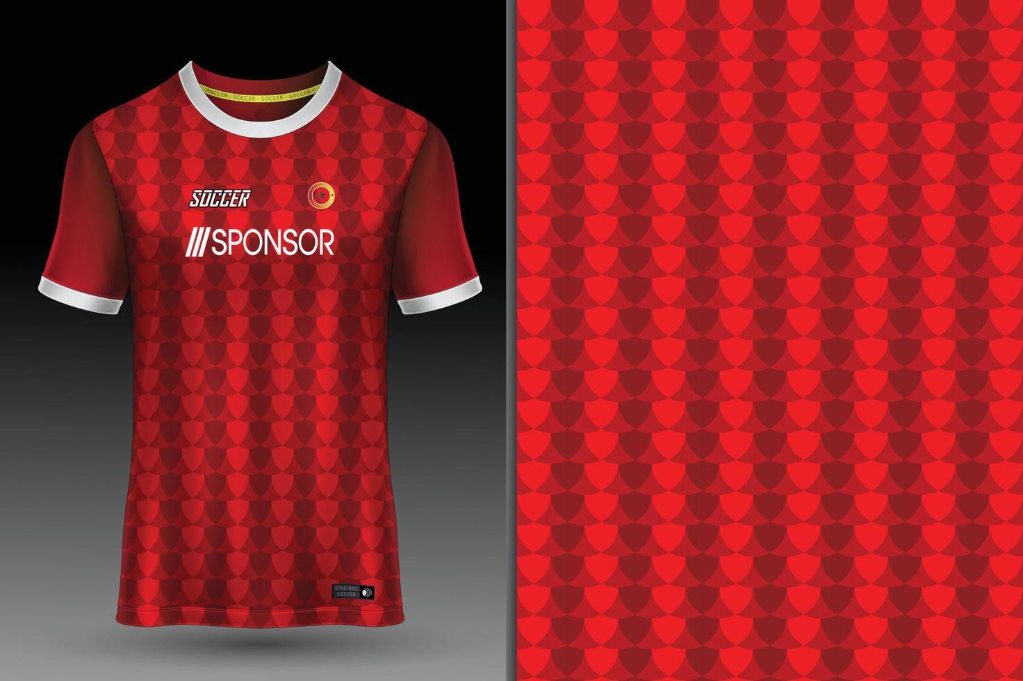 Sports jersey design for sublimation vector