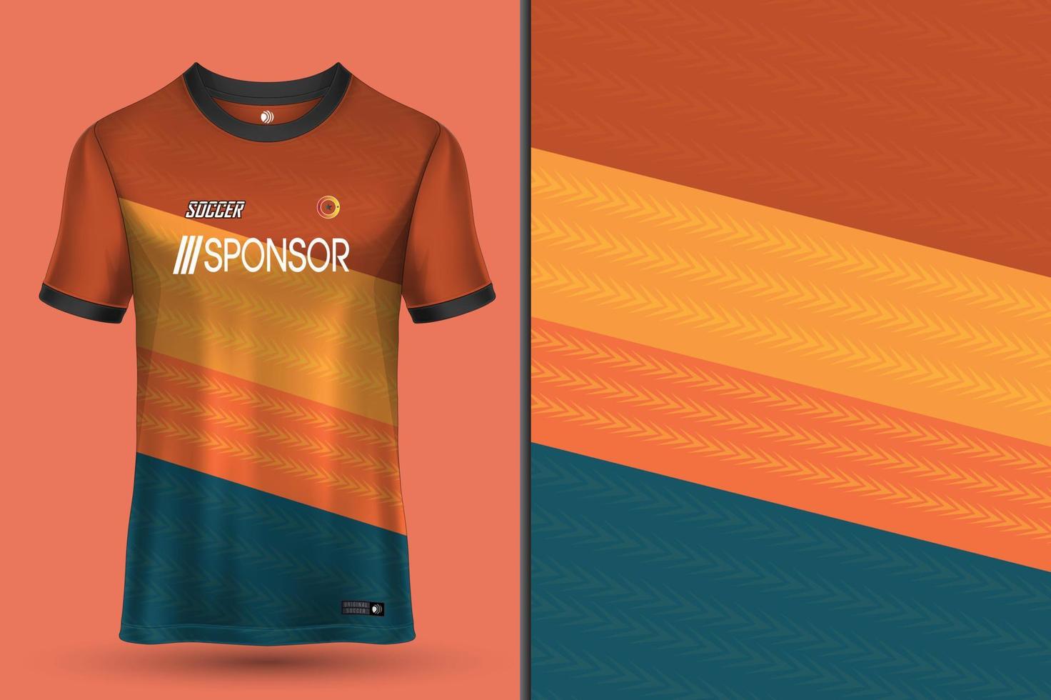 diseño de camiseta deportiva para sublimación vector