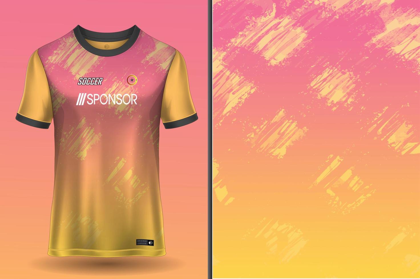 Sports jersey design for sublimation vector