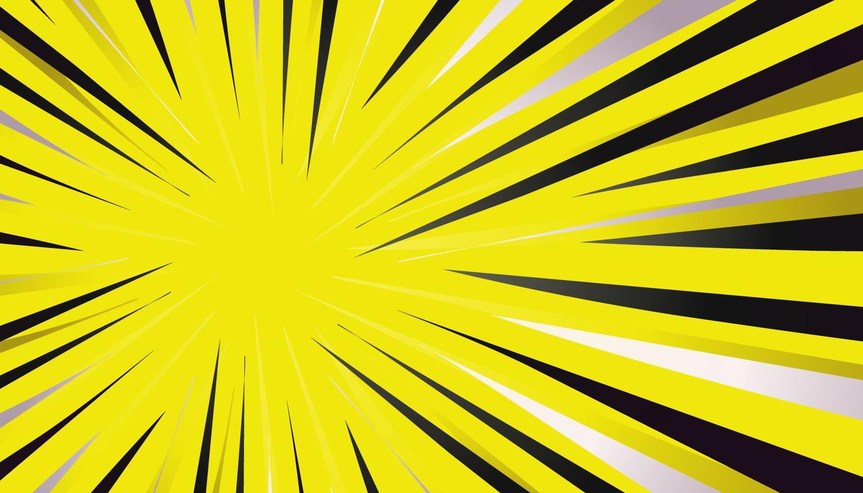 Yellow background vector illustration with comic theme. Perfect for comic backgrounds, banners, posters, stickers
