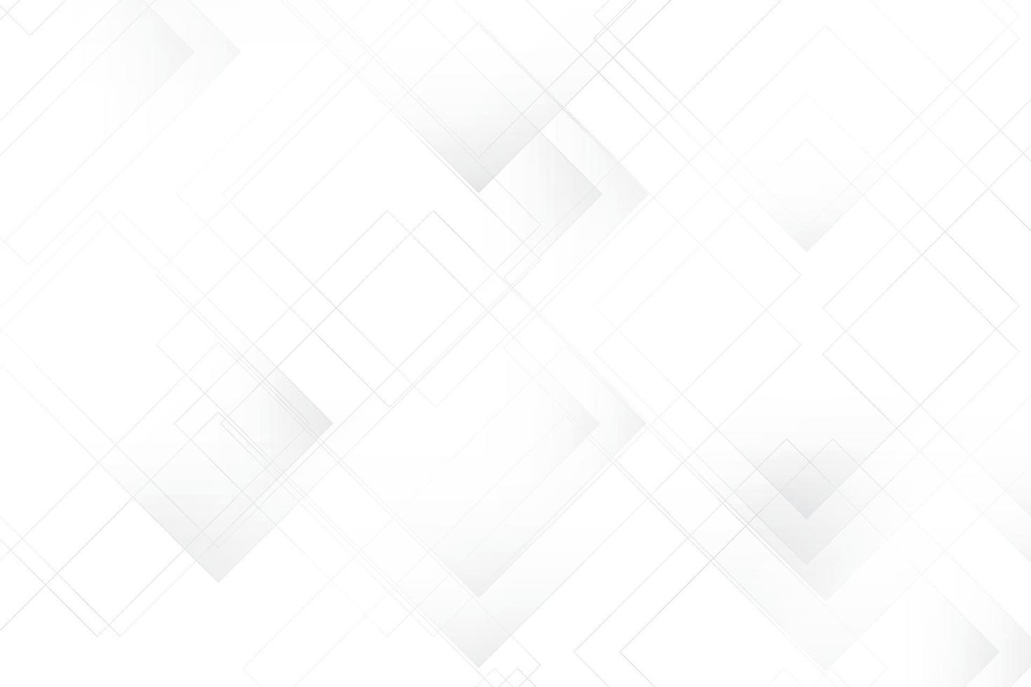 Abstract geometric white and gray color background with rectangle pattern. Vector illustration.