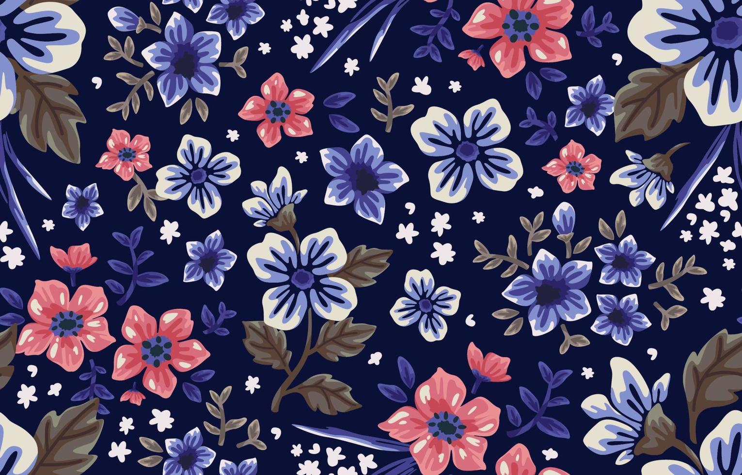 Floral Seamless Pattern vector