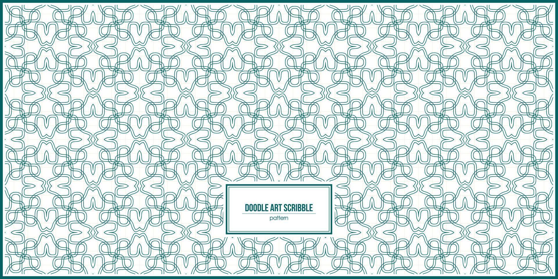 doodle art pattern of random hand scribble vector