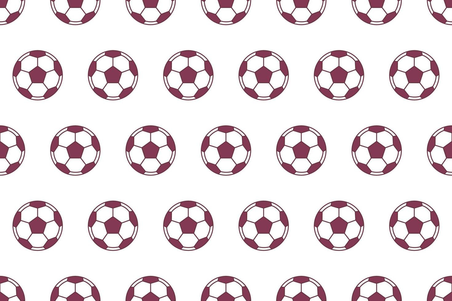 Fotball seamless pattern on white background vector design