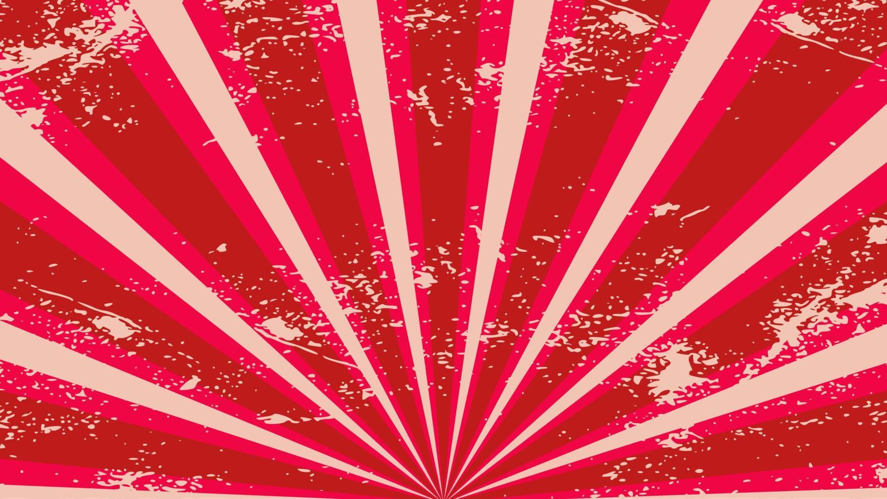 vector de fondo rojo vintage sunburst