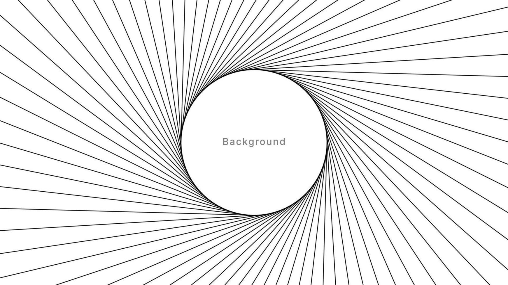 White transform rotates minimalist digital circle line. It can be suitable for ads, covers, banners, posters, wireframes, and related about backgrounds. vector