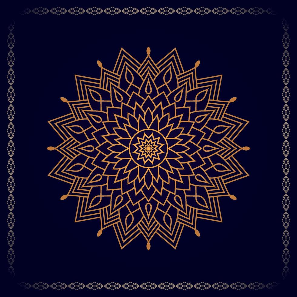Multi-purpose luxury ornamental mandala design background, golden luxury ornamental background vector
