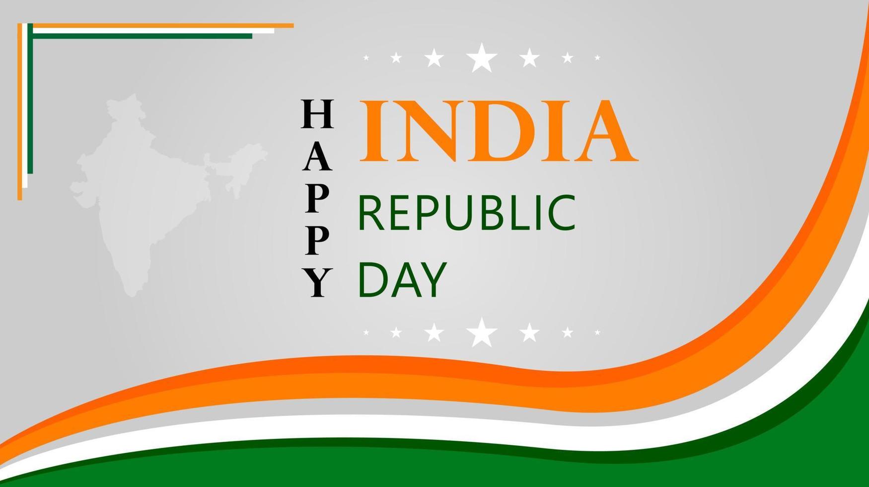 Republic day of India background. Vector design.