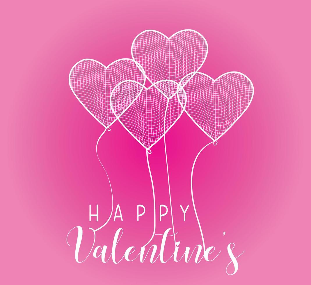 Valentine's Day Background Design . for banner and poster templates vector