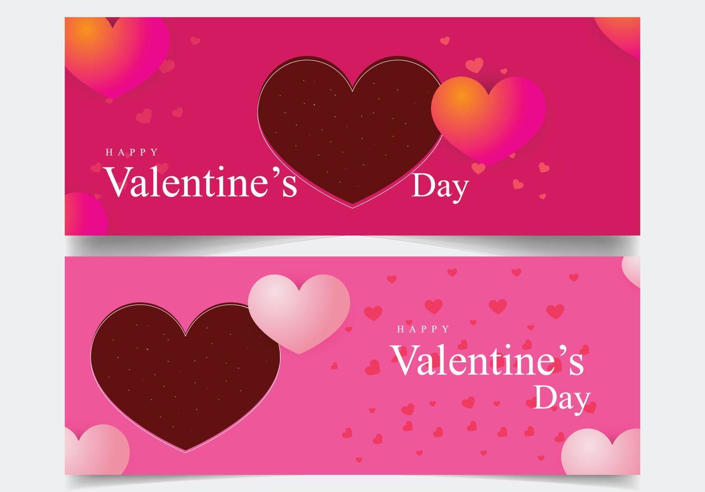 Valentine's Day Background Design . for banner and poster templates vector