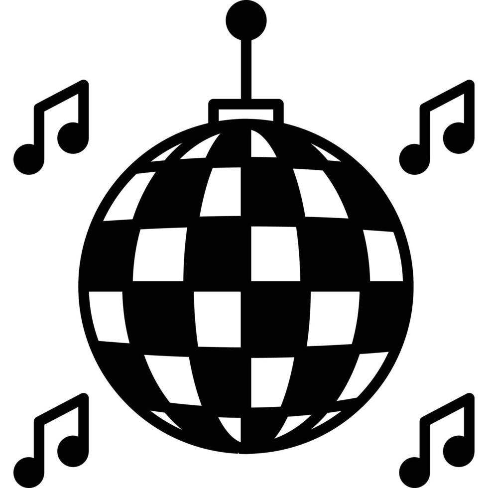 bola de discoteca que puede editar o modificar fácilmente vector