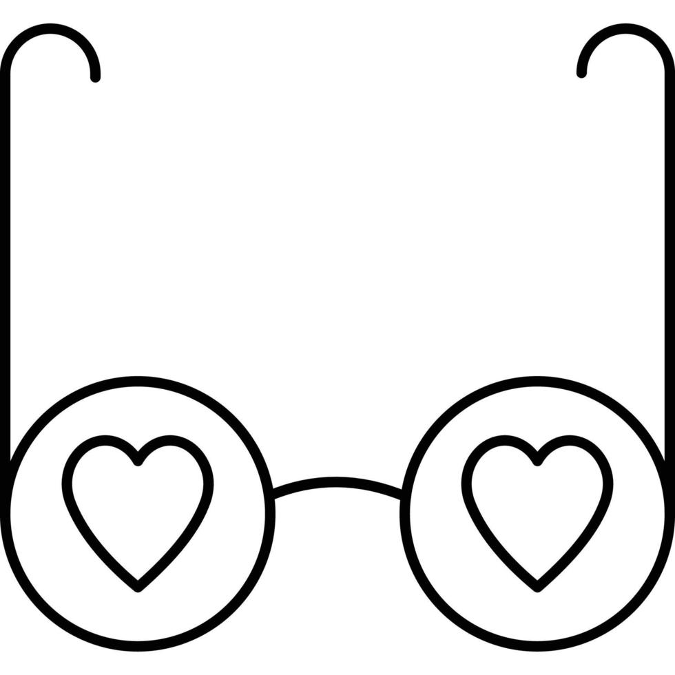 Love Goggles which can easily edit or modify vector