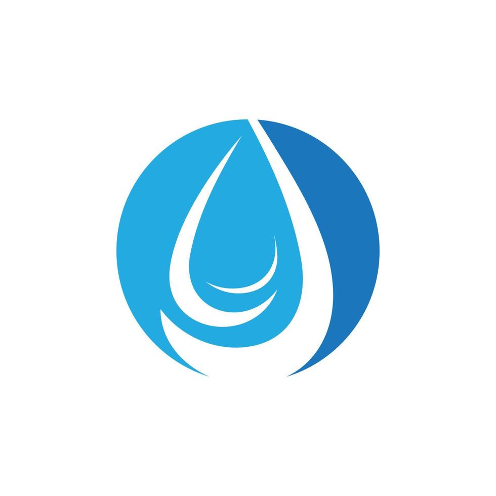 plantilla de logotipo de gota de agua vector