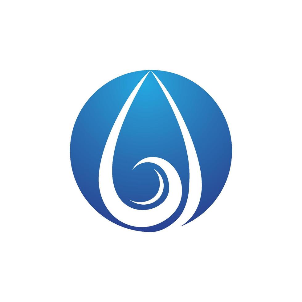 plantilla de logotipo de gota de agua vector