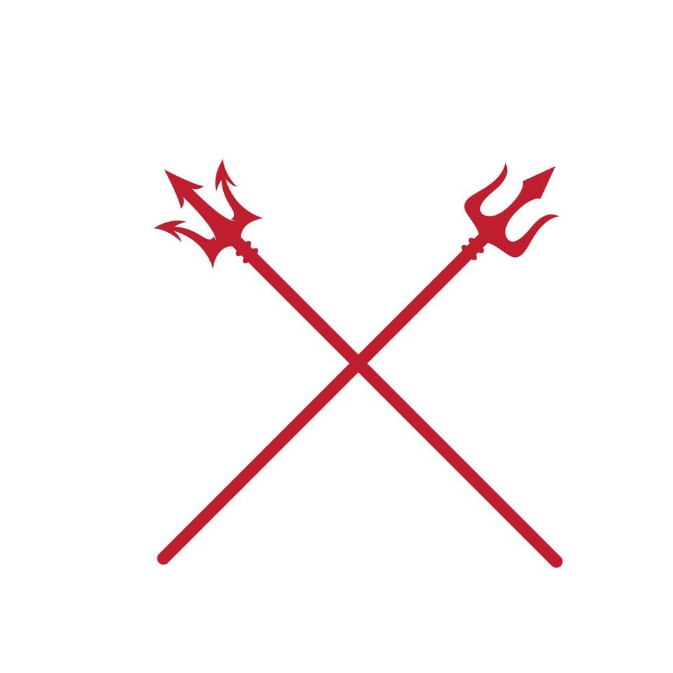 Trident Logo Template vector icon