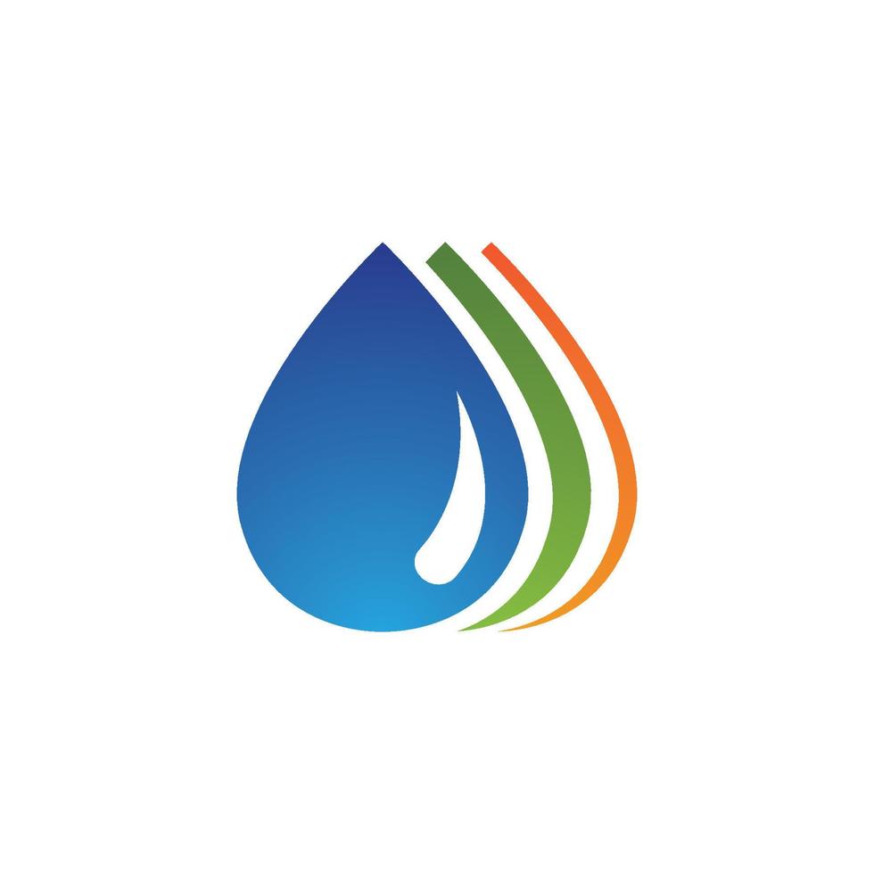 plantilla de logotipo de gota de agua vector