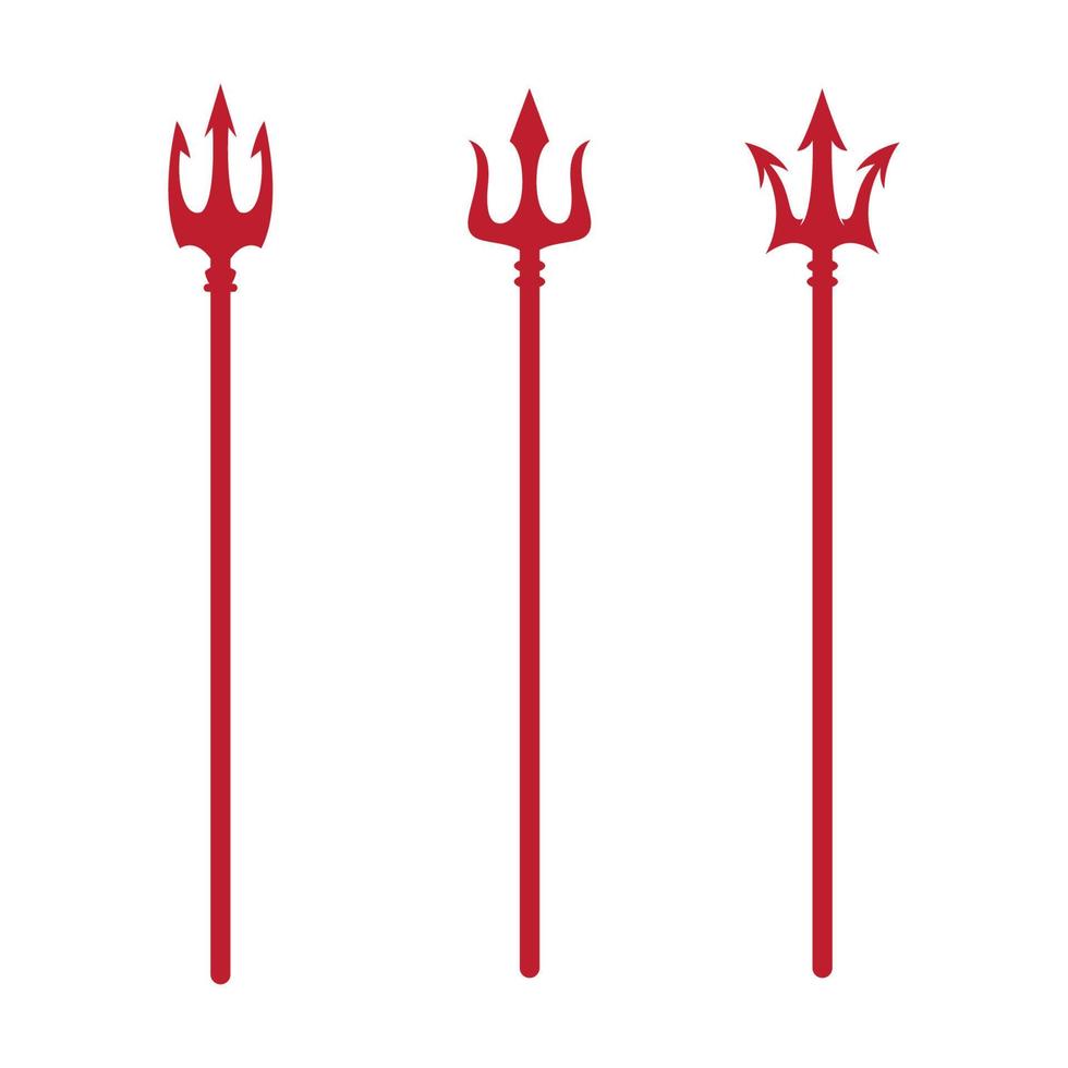 Trident Logo Template vector icon