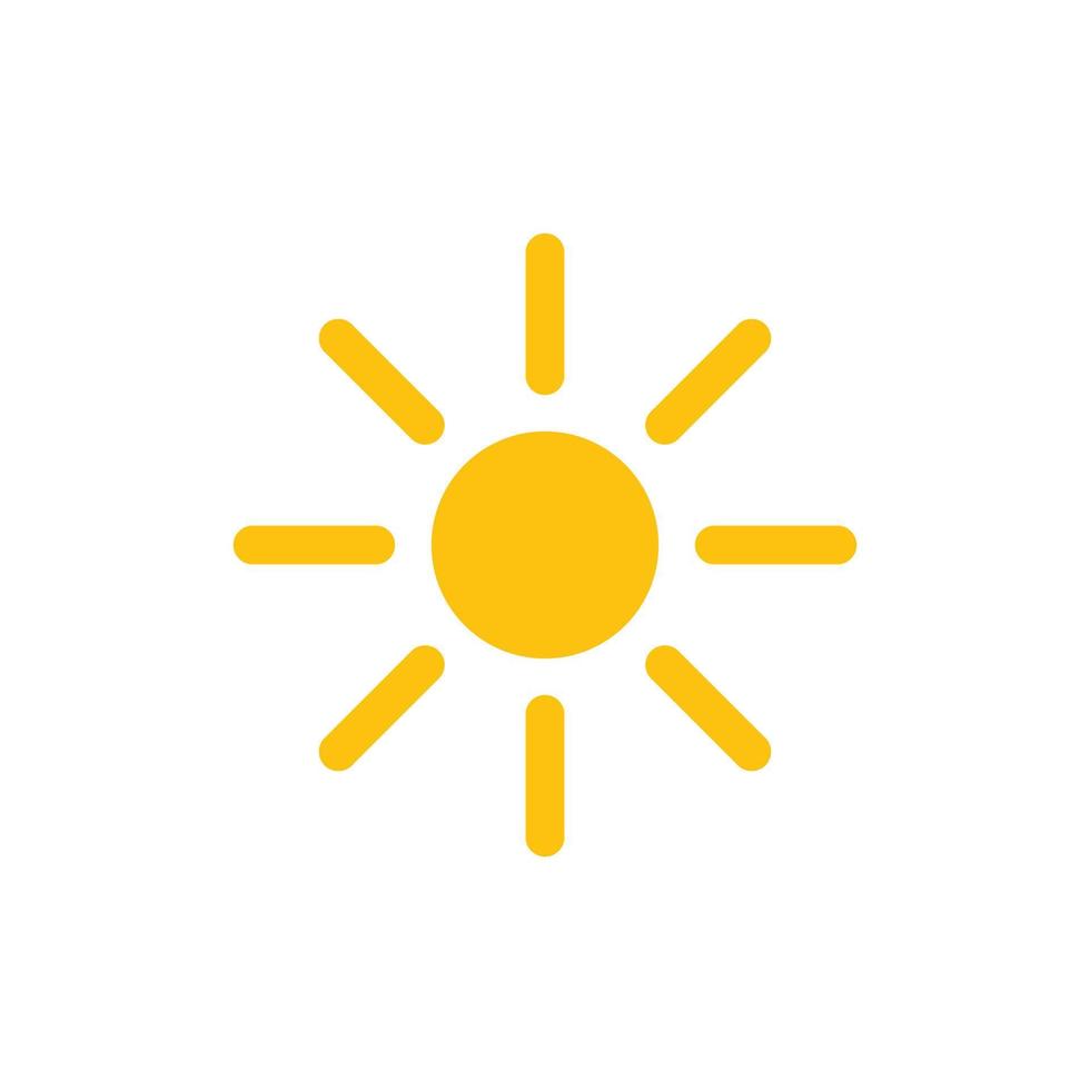 Sun Vector illustration Icon