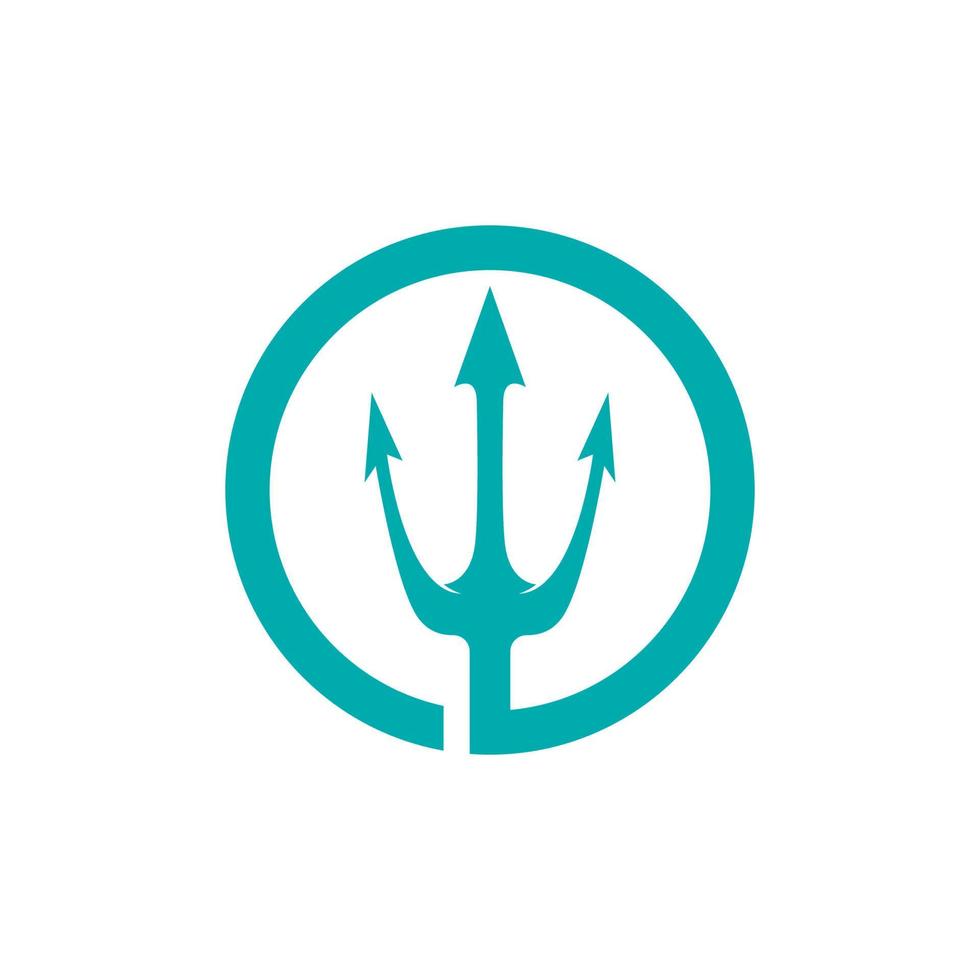 Trident Logo Template vector icon