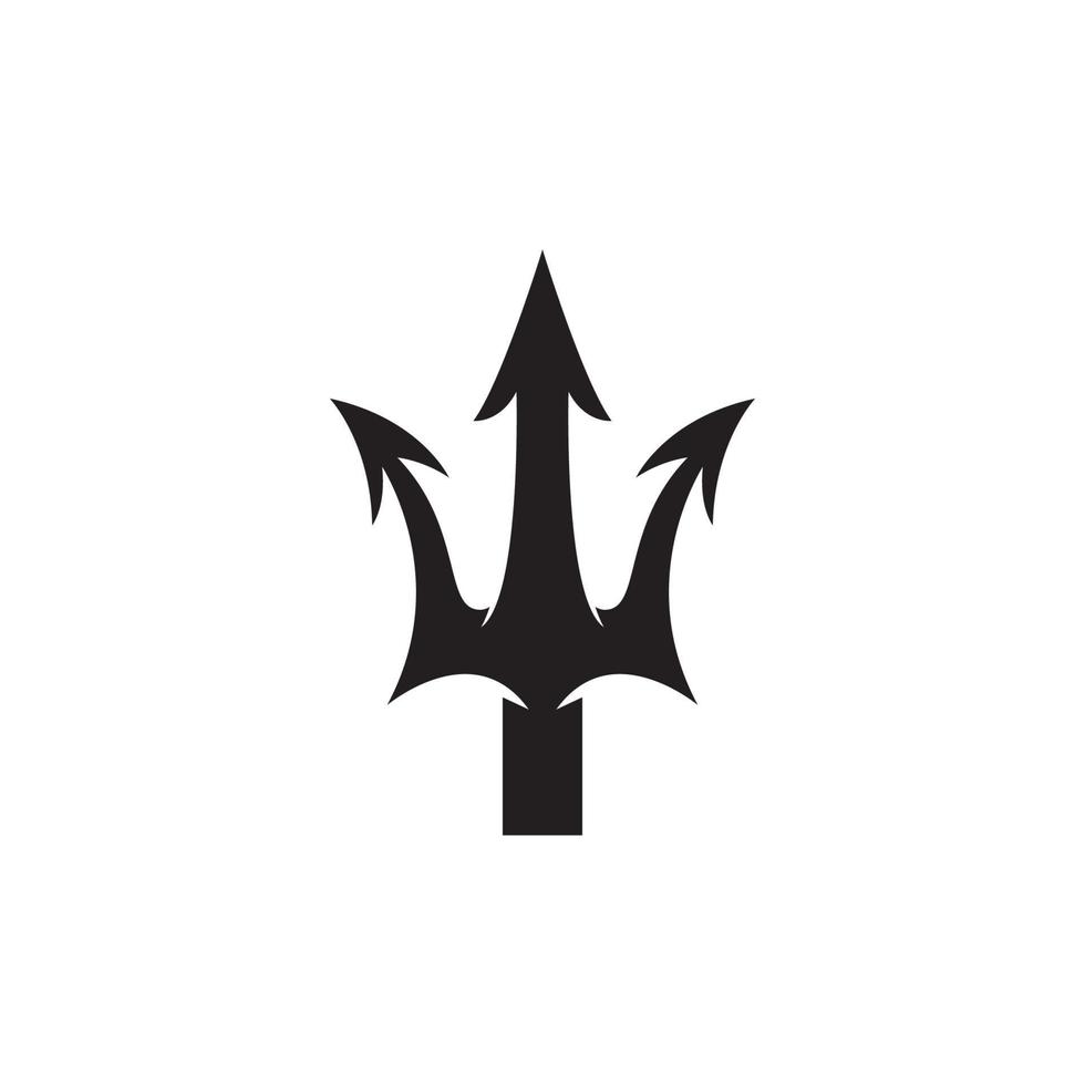 Trident Logo Template vector icon