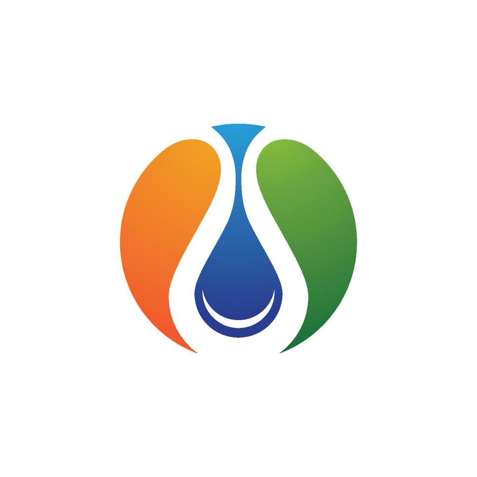 plantilla de logotipo de gota de agua vector