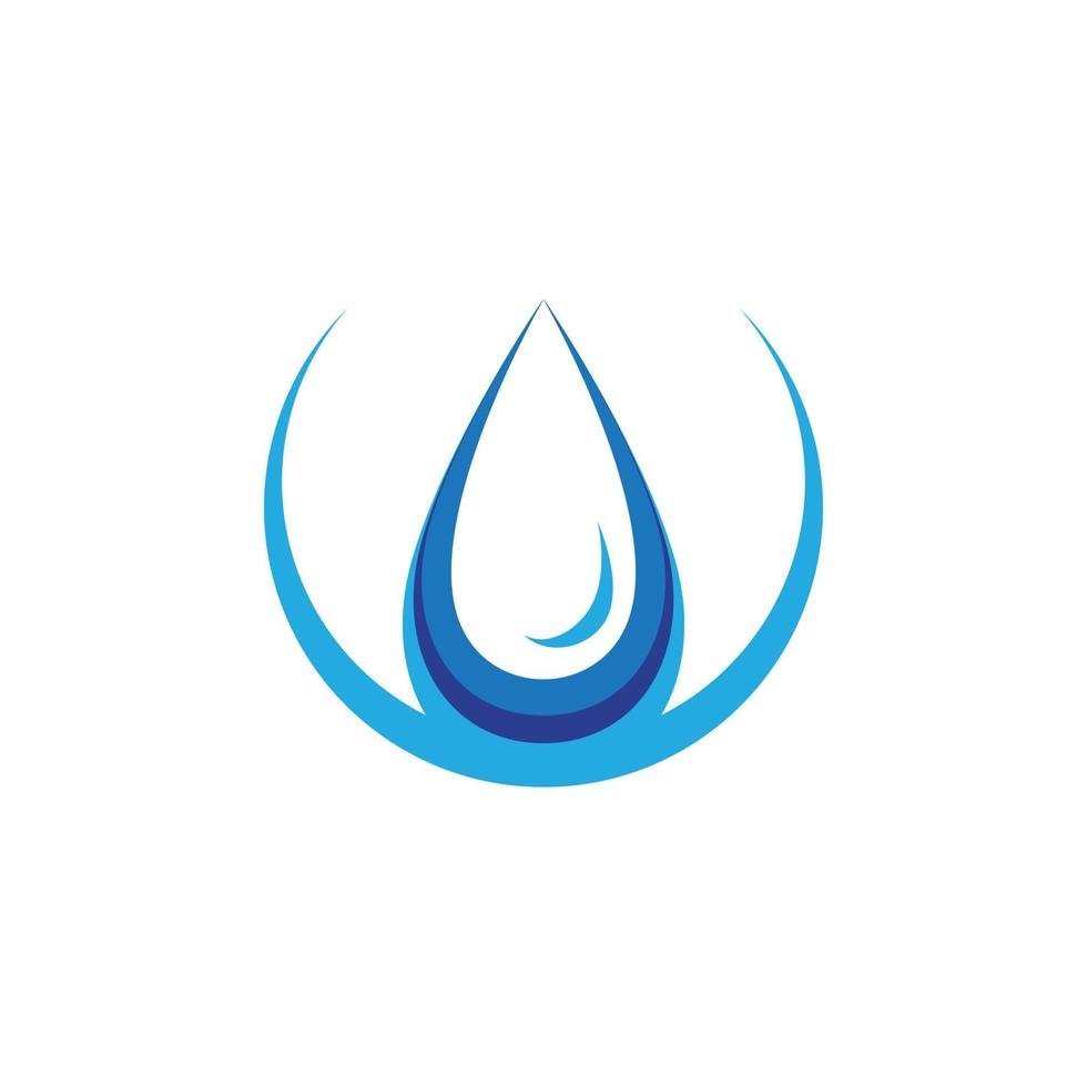 plantilla de logotipo de gota de agua vector