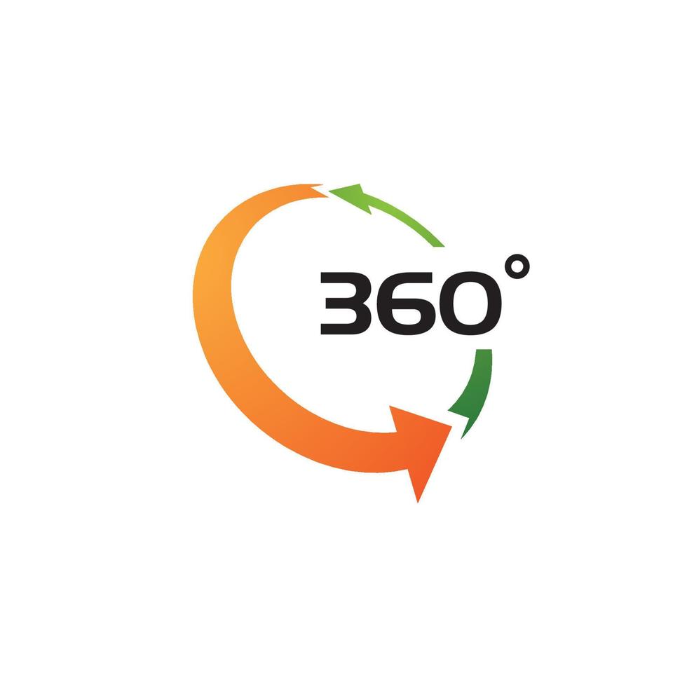360 Degree View Related Vector Icons