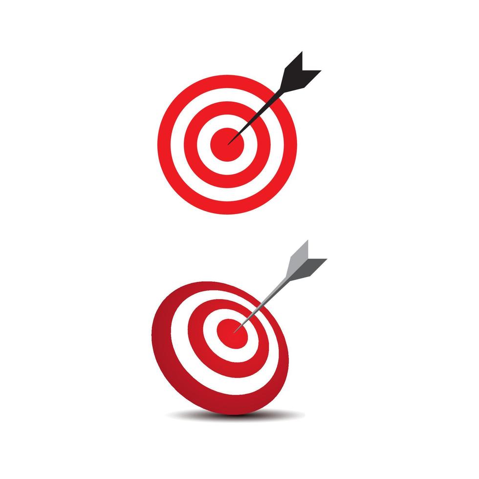 Target Vector icon illustration