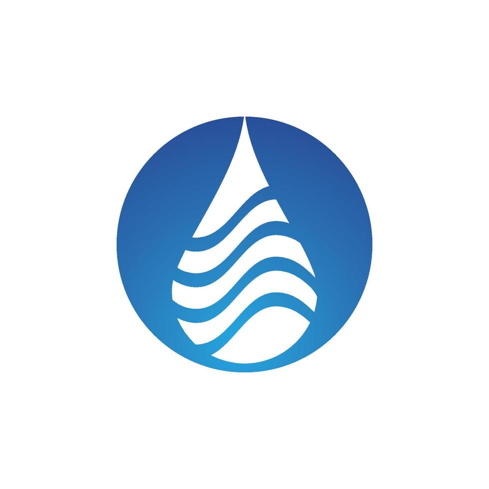 plantilla de logotipo de gota de agua vector