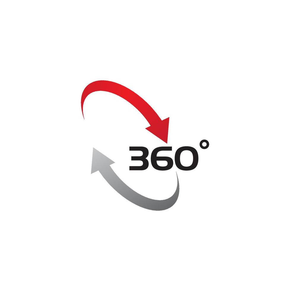 360 Degree View Related Vector Icons