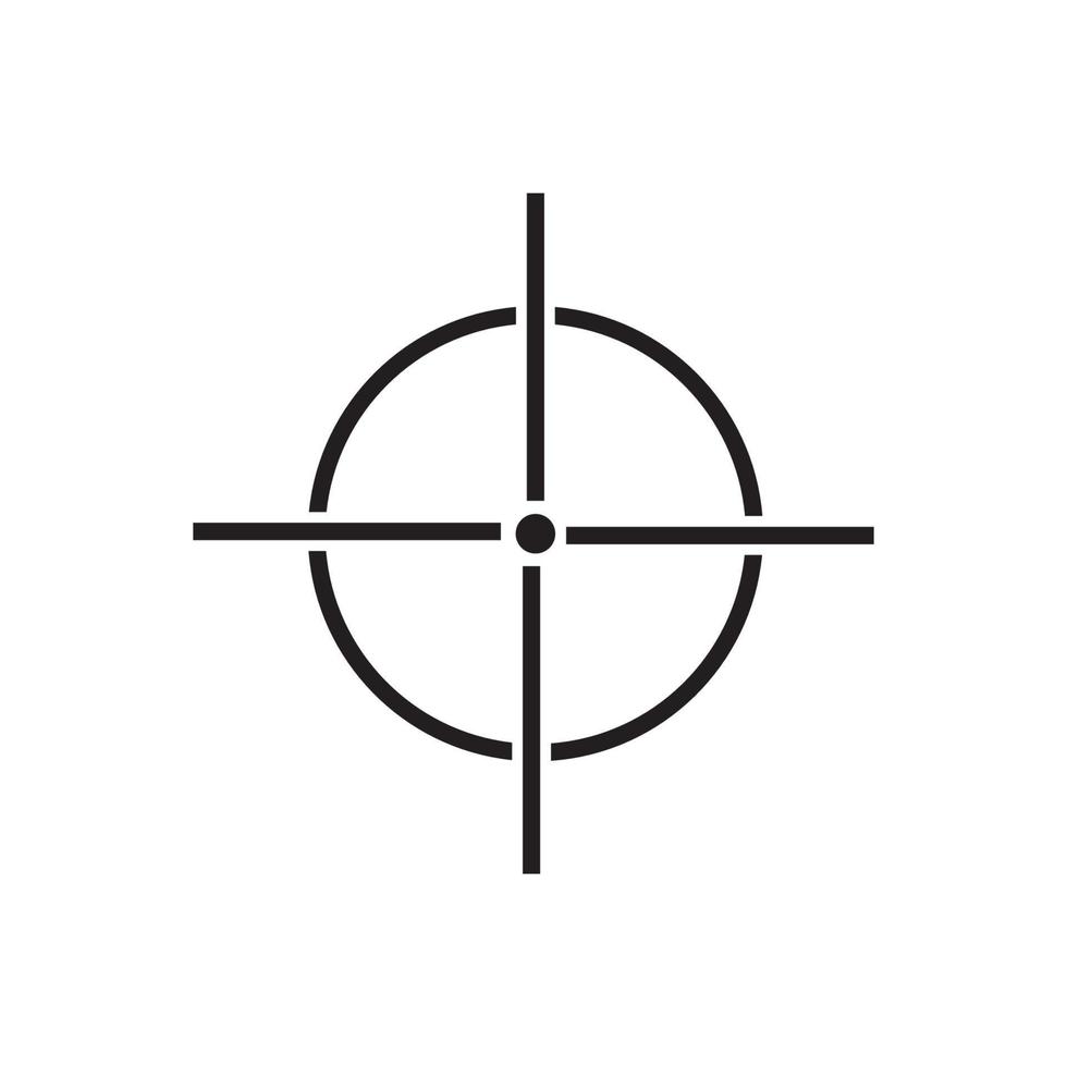 Target Vector icon illustration