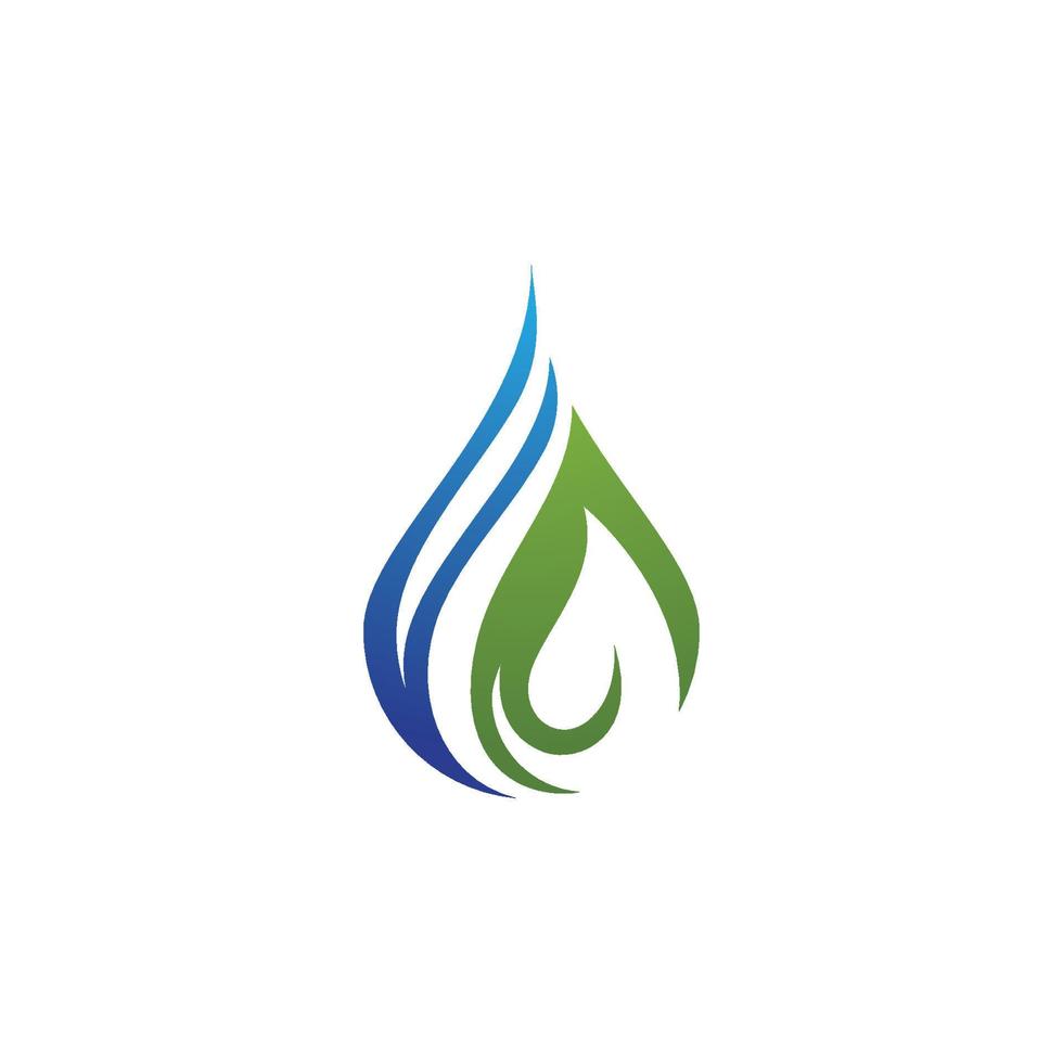 plantilla de logotipo de gota de agua vector