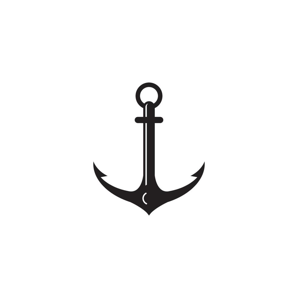 Anchor icon Logo Template vector