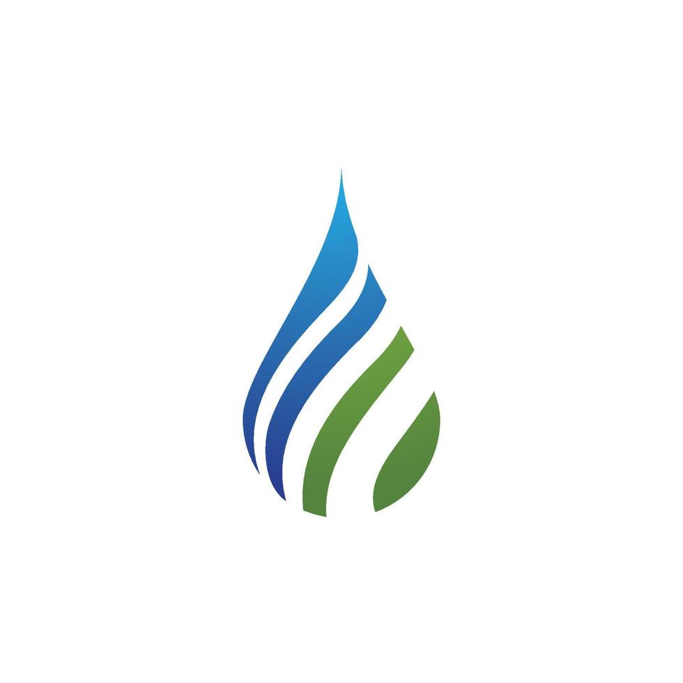 plantilla de logotipo de gota de agua vector