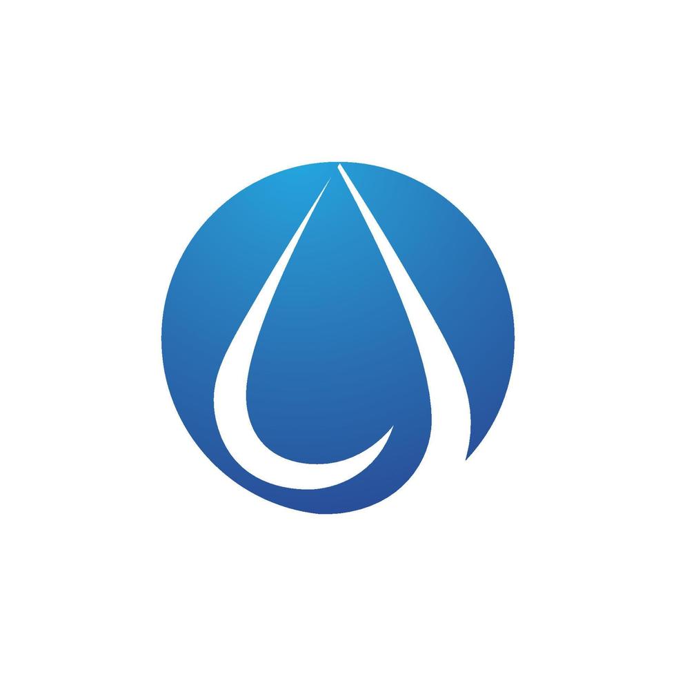 plantilla de logotipo de gota de agua vector