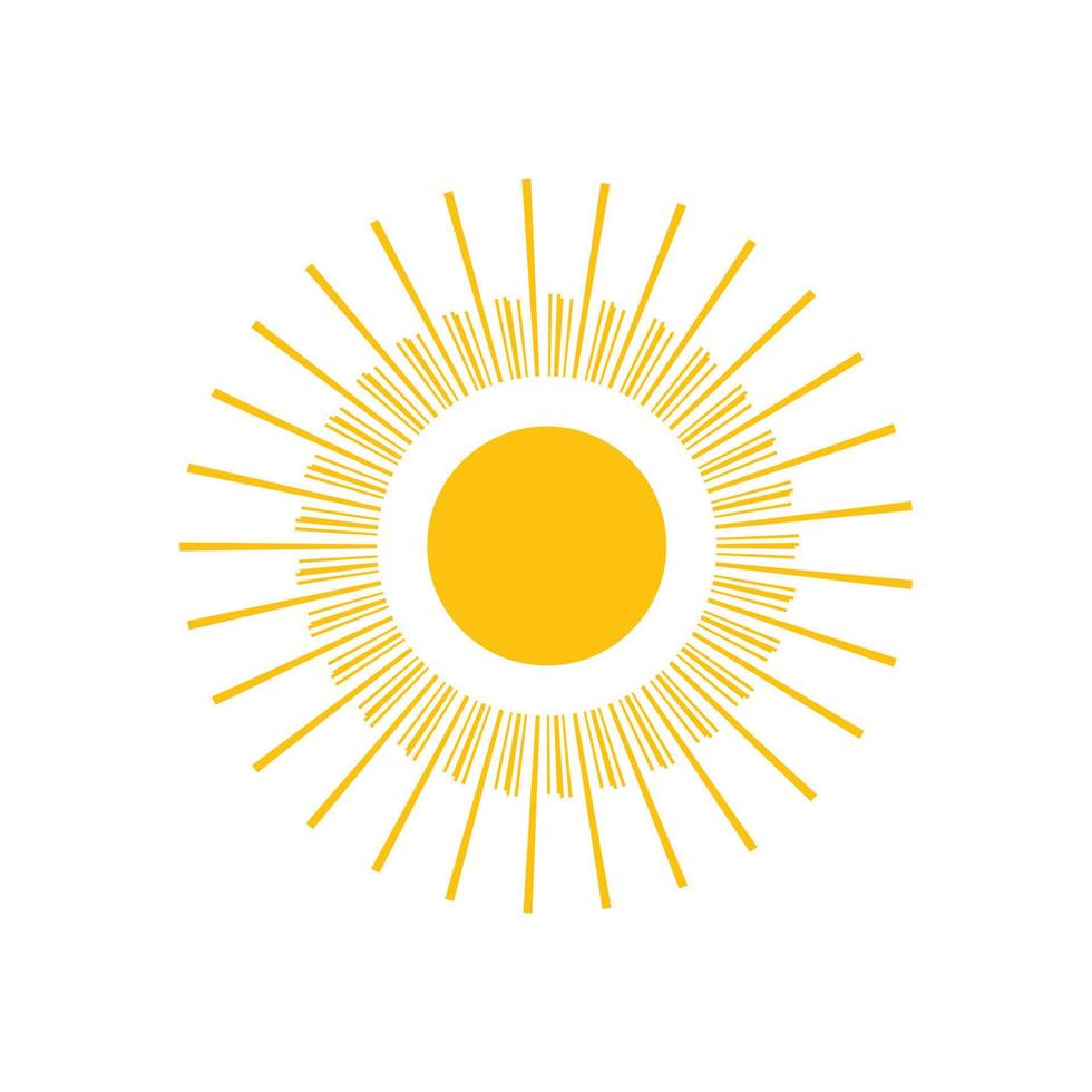 Sun Vector illustration Icon