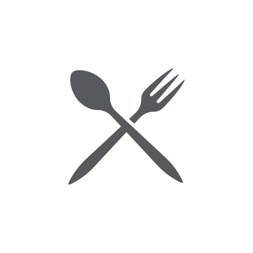 spoon, fork vector illustration