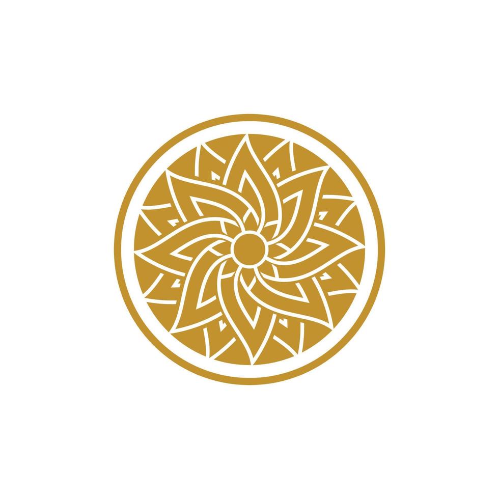 Beauty flower vector icon