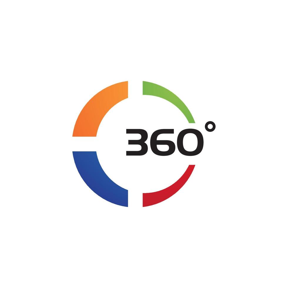 360 Degree View Related Vector Icons