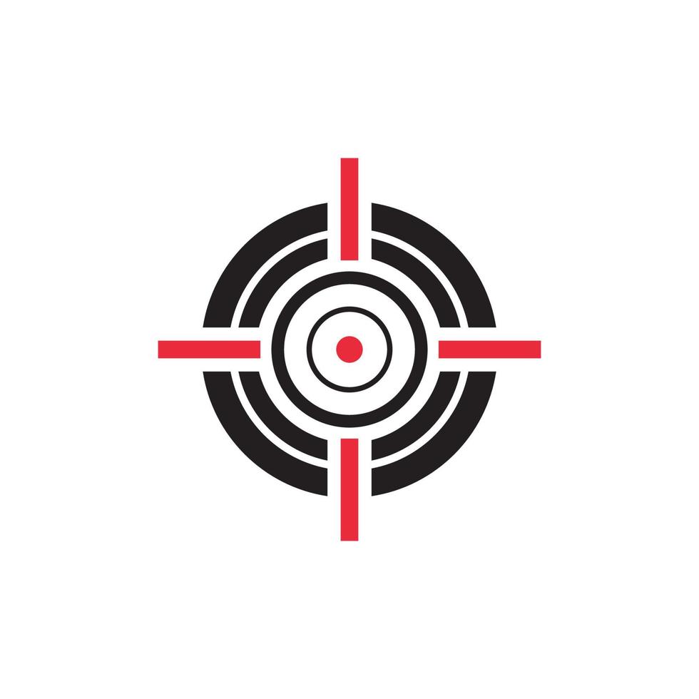 Target Vector icon illustration