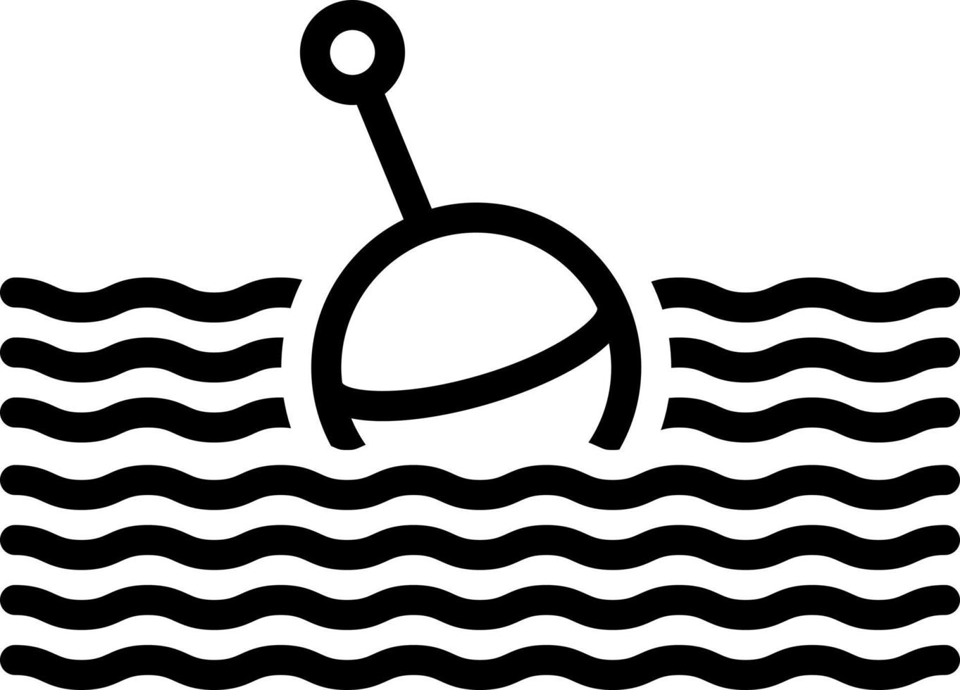 line icon for floating vector