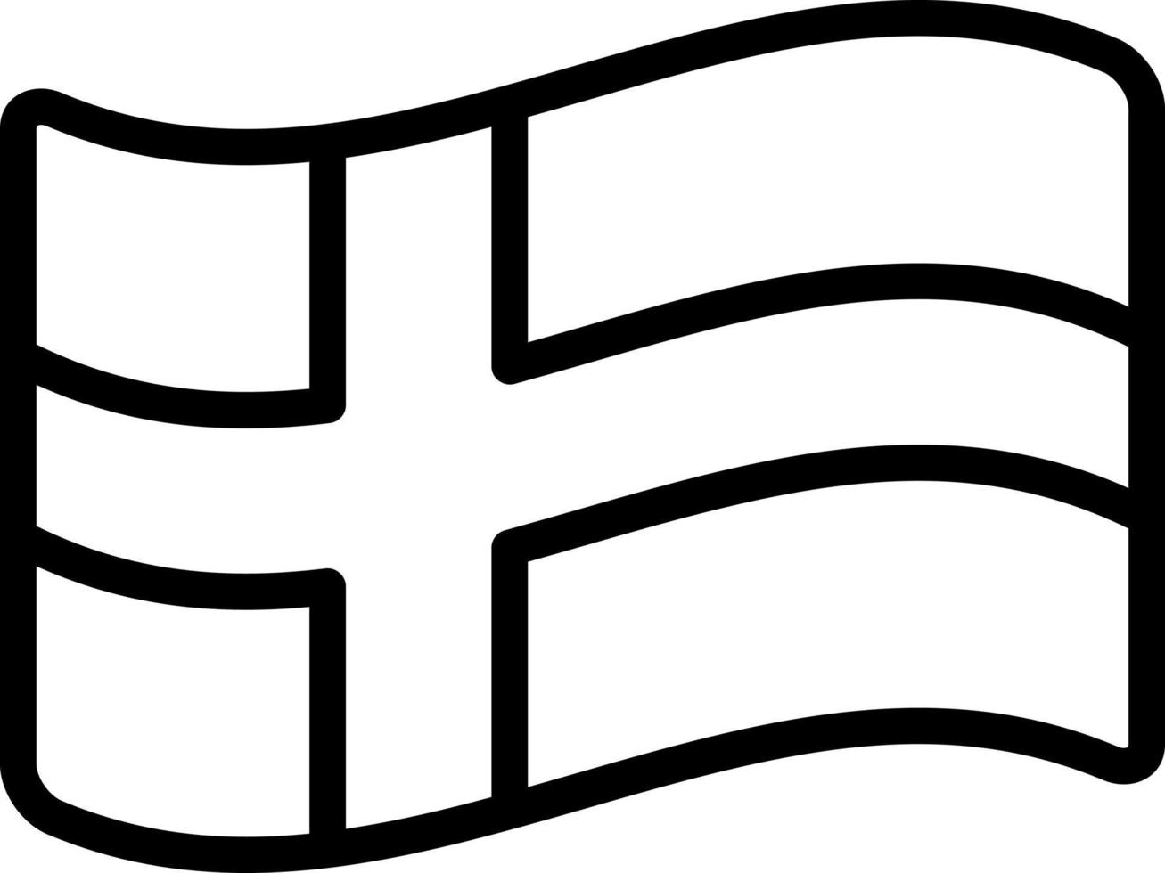 line icon for finland vector