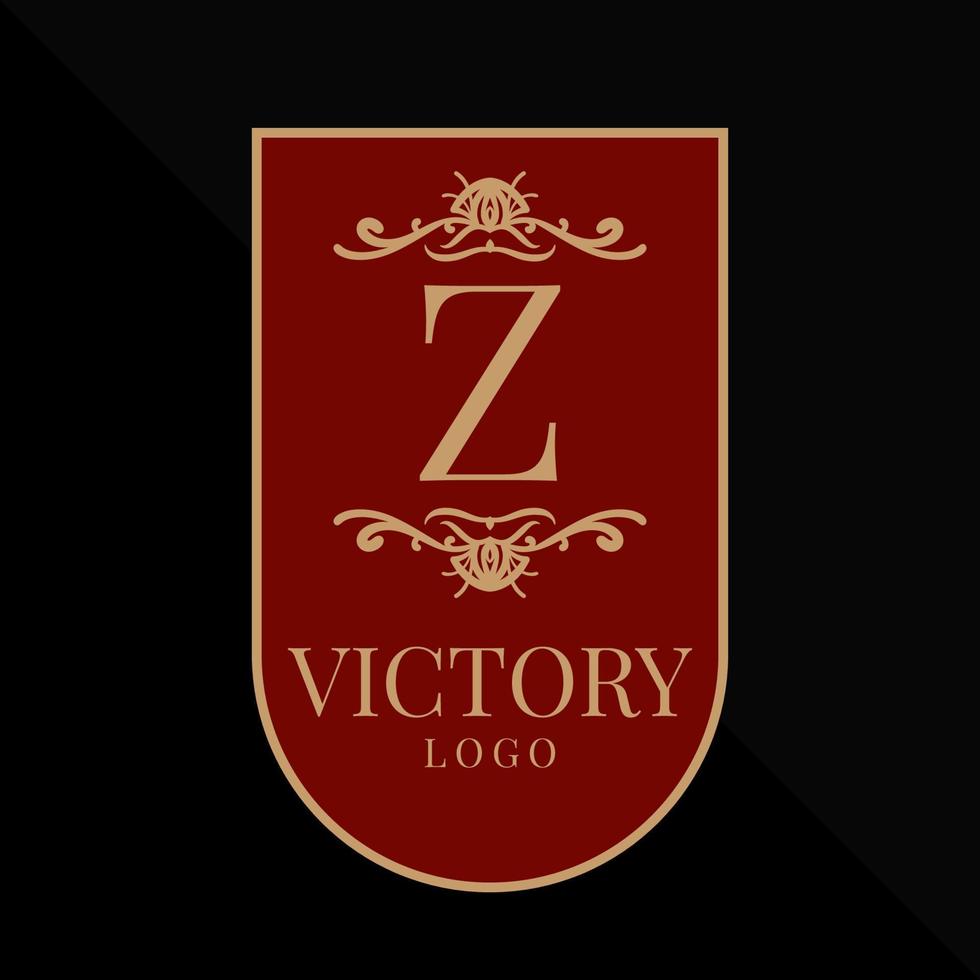 letter Z glorious victory logo vector design element