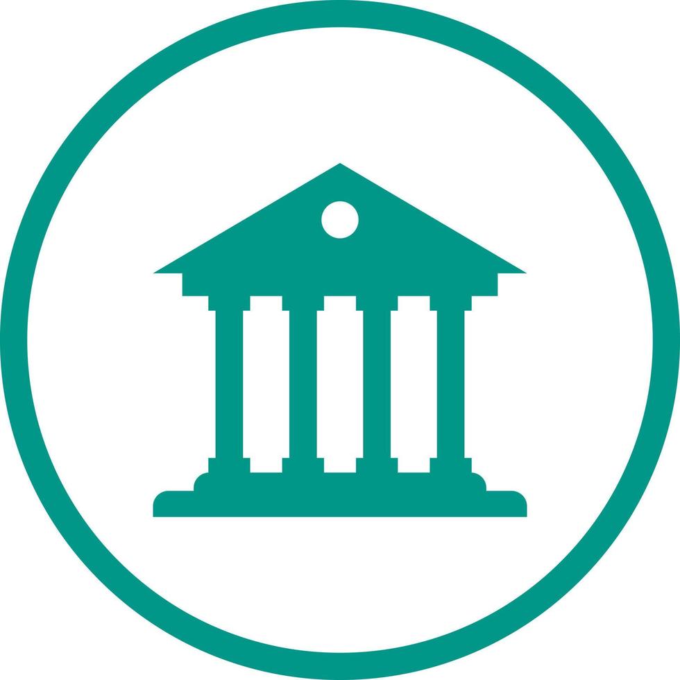 Beautiful Bank Vector Glyph icon