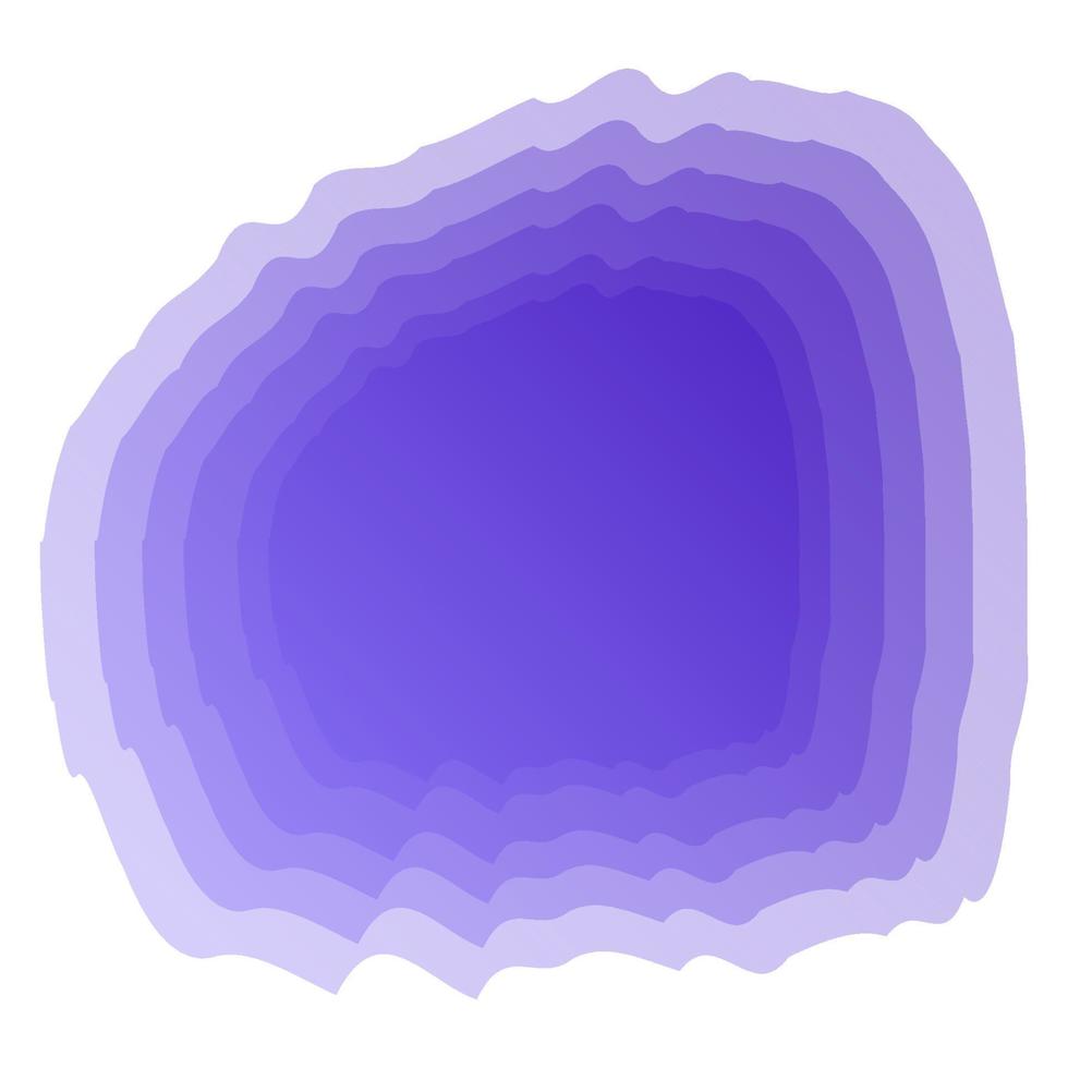 energía de gradiente y concepto de formas vibrantes vector